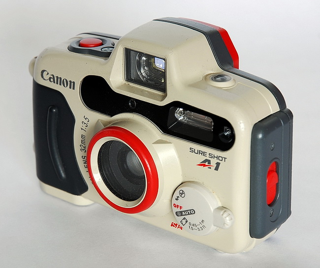 Favourite Cameras: Canon Sure Shot A1 - Film AdvanceFilm Advance